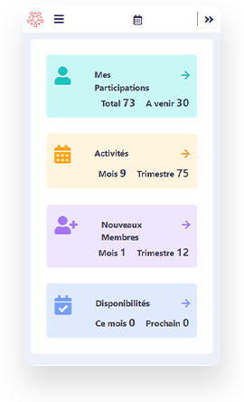 L'outil eBrigade centralise la gestion de votre association de loisirs et s'adapte à vos besoins