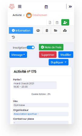 Restez connectés à tout moment grâce aux notifications du planning eBrigade